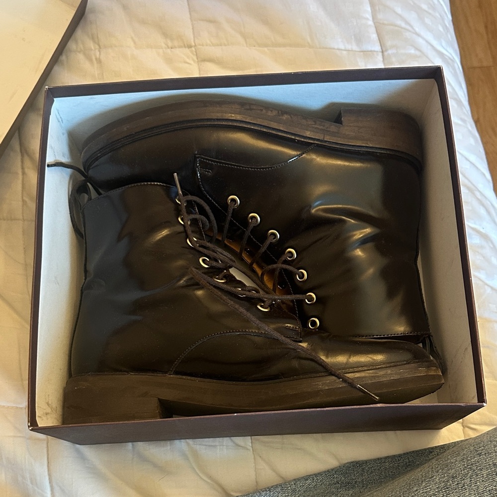 Men's Black Leather Boots